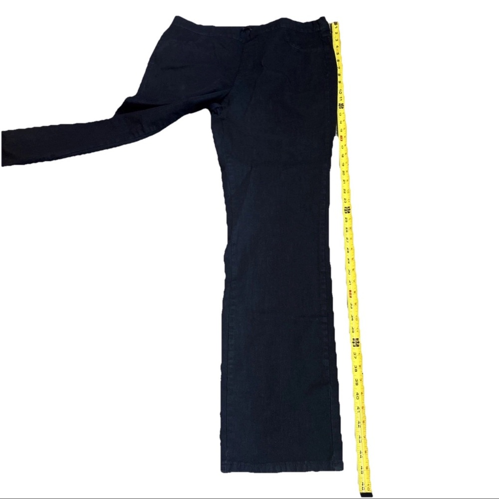 Isaac Mizrahi Live! Reg True Denim Dark Navy Pull On Pattern Trouser Pants 16T - Picture 14 of 15